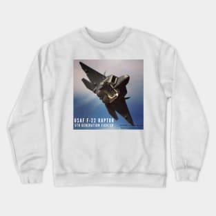 F-22 Raptor Doors Open Crewneck Sweatshirt